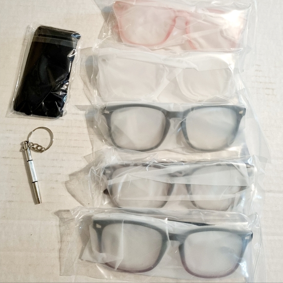 FEIDU 5 pr Blue Light Blocking Glasses for Women/Men Computer Reading NIB - Picture 2 of 7